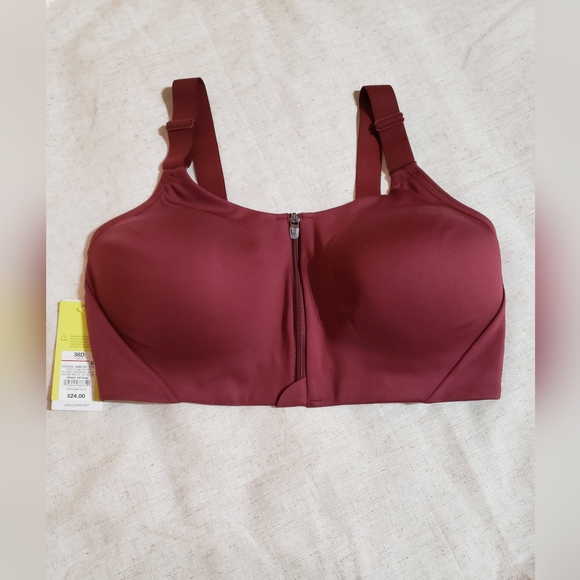 Women's High Support Zip-Front Sports Bra - All in Motion 38D - Picture 6 of 6